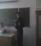 Монолог Фамусова читает Зорин Олег - ученик 9а класса.